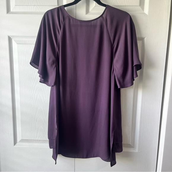 Womens Soft Surroundings Top Tunic Small Dusky Purple - Picture 2 of 3